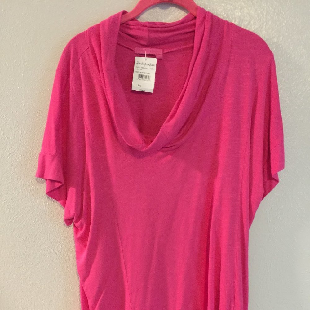 FRESH PRODUCE LOLA TOP, bright pink, NWT